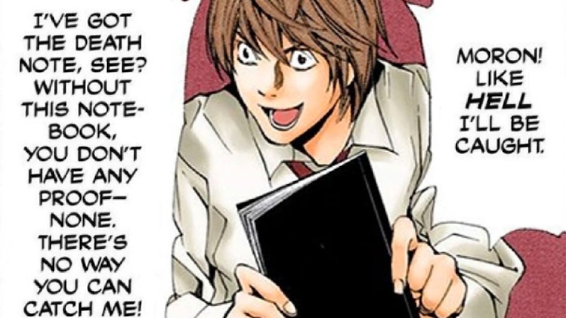 Light enjoys the cat and mouse game with L (Image via Madhouse)